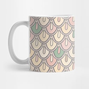 Underwater pattern #8 pastel Mug